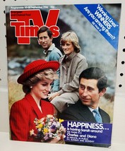 TV TIMES Sept 1986 Lady Diana Prince King Charles Princess of Wales Lond... - $19.75