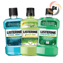 6x Bottles Listerine Variety Mouthwash | 500ml | 0 Alcohol | Mix &amp; Match! - £38.47 GBP