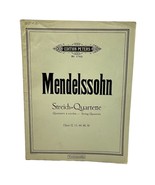 Mendelssohn Streich Quartette Nr 1742 Vintage C F Peters Sheet Music 4 S... - £75.14 GBP