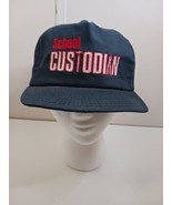 Vintage School Custodian Snapback Cap Hat Made In USA - £7.88 GBP