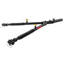VEVOR Tow Bar Bumper Mount Tow Bar 7500 lbs Fits 2-inch Connector with Ropes - $466.99