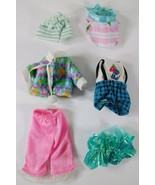 6 Doll Kid/Toddler Clothes &amp; Accessories: Barbie Winter Coat, Beanie Hat... - £7.67 GBP