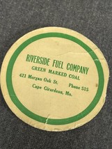 Riverside Fuel Co. Green Marked Coal Sewing needle kit Cape Girardeau Ph... - £3.88 GBP