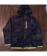 Gap Fit Dry - Boys Grey Camouflage Zip Up Jacket with Hoodie Size XXL (1... - $17.82