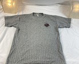Vintage Size M Gray Polo Shirt Embroidered LA Los Angeles Logo - $22.50