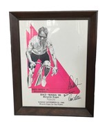 Bike-Mania &#39;86 Disneyland Hotel Expo Biking Poster Triple Signed 28 x 21... - $133.02 CAD
