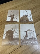 Vintage Lot of  4 Windmill Brazil Travel Souvenir Postcard KG - £7.82 GBP