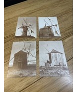 Vintage Lot of  4 Windmill Brazil Travel Souvenir Postcard KG - $13.58 CAD
