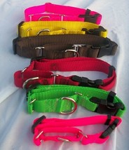 Martingale Collar With Buckle Greyhound Style 3 Size Handmade USA - £9.91 GBP