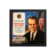 Richard Nixon signed Inaugural Address album Reprint - £60.89 GBP