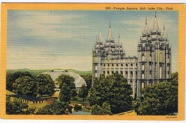 Utah Postcard Salt Lake City Temple Square - £2.32 GBP