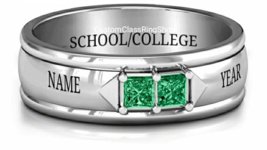 Class Ring| Graduation Ring semi-fine jewelry for woman - £102.31 GBP