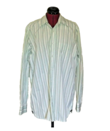 Gap Shirt Multicolor Men Pockets Striped Size Large 16-16 1/2 Button Down - £19.56 GBP