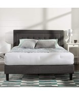 Zinus Dachelle Upholstered Platform Bed Frame / Mattress, California King - £340.48 GBP