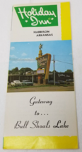 Holiday Inn Harrison Arkansas Brochure 1965 Gateway to Bull Shoals Lake - £11.88 GBP