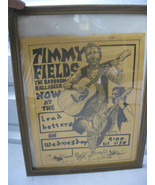 Vintage Timmy Fields &quot;Barroom Balladeer&quot; Folk Singer - £7.77 GBP