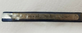 Carl F. Gast Industrial Tools 6&quot; Stainless Ruler St. Louis Missouri LB-S... - $11.35
