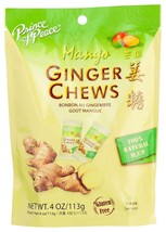 Prince Of Peace Ginger Chews Mango 4 oz - Exp: 9/23/2026 - (Pack of 2) - $8.90