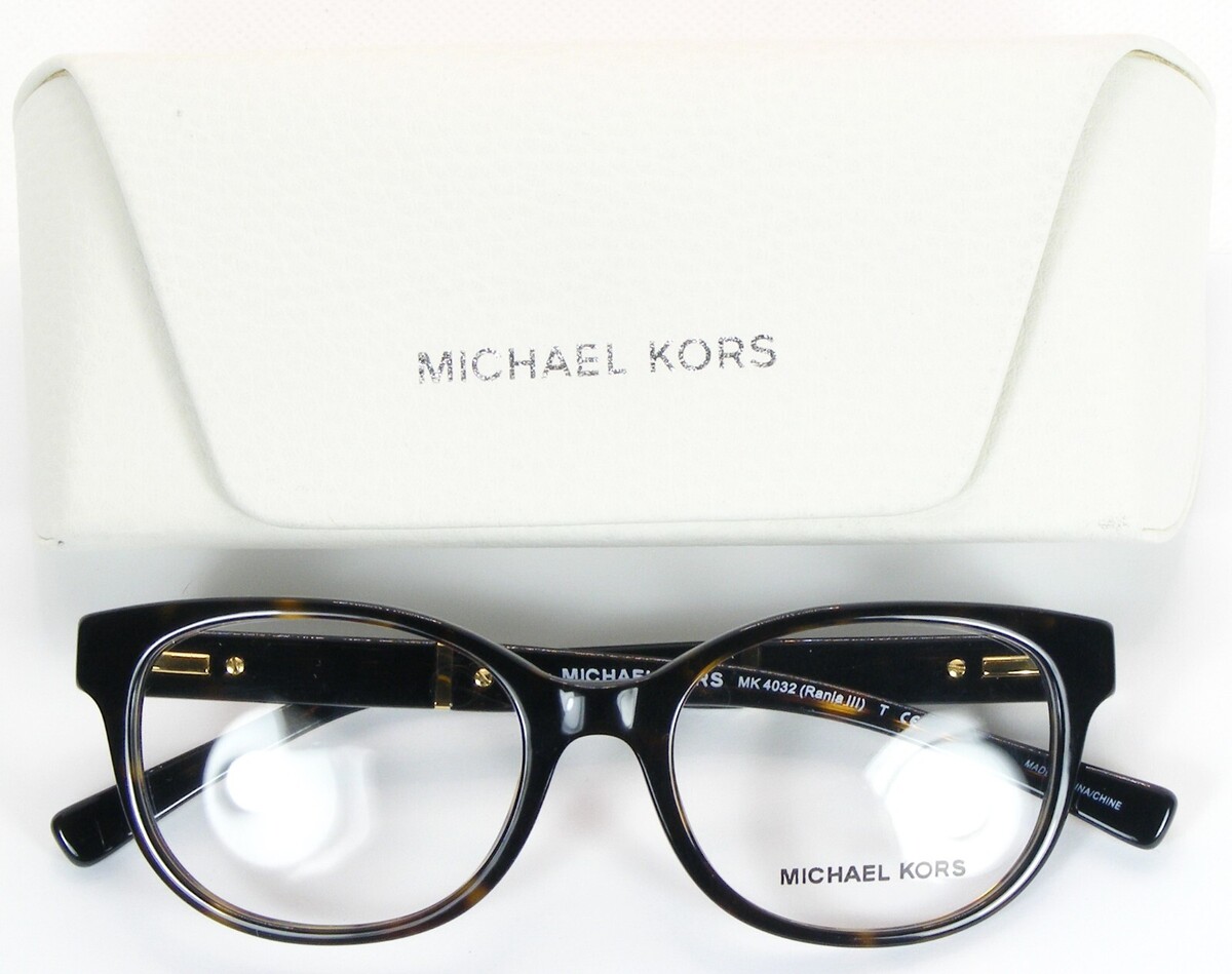 Lunettes Michael Kors MK 4032 RANIA III 3180 Écaille Foncée 49-17-135mm - $63.19