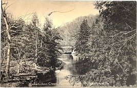 Wissahickon Creek, Fairmount Park, Philadelphia, Pennsylvania, vintage postcard - £9.43 GBP