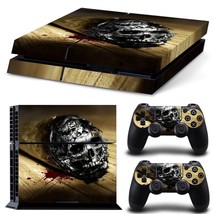 For PS4 1st Gen Console &amp; 2 Controllers Skull Horror Vinyl Skin Decal  - $10.97