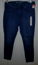UNIVERSAL THREAD LADIES DK WASH STRETCH JEANS-14S-NWT-HIGH-RISE/SKINNY- - $14.01