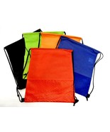Cinch Sack Backpack ~ Open Cargo Non-Woven, Rope Straps, Choice of Color... - £2.35 GBP