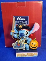 PIRATE STITCH Lovable Buccaneer Figure Jim Shore Disney Halloween Jack O Lantern - £52.30 GBP