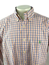 Ralph Lauren Classic Fit Mens Button Down Checked Dress Shirt Size 17 34/35 - $32.33