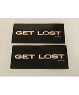 Lost In Space 1998 Movie Promo Sticker Lot of 2 Get Lost Tagline Gary Ol... - £11.16 GBP