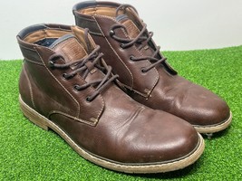 Rye by Hawker Mens Size 9.5 Brown Leather Chukka Boots - £23.68 GBP