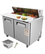 VEVOR Commercial Refrigerator, 48&quot; Sandwich &amp; Salad Prep Table, 12.85 Cu... - €2.363,87 EUR