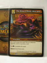 (TC-1514) 2009 World of Warcraft Trading Card #198/208: Ring of Blood- S... - $1.00