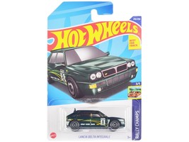 Lancia Delta Integrale #8 Green Metallic with Graphics &quot;Rally Champs&quot; Se... - $30.49