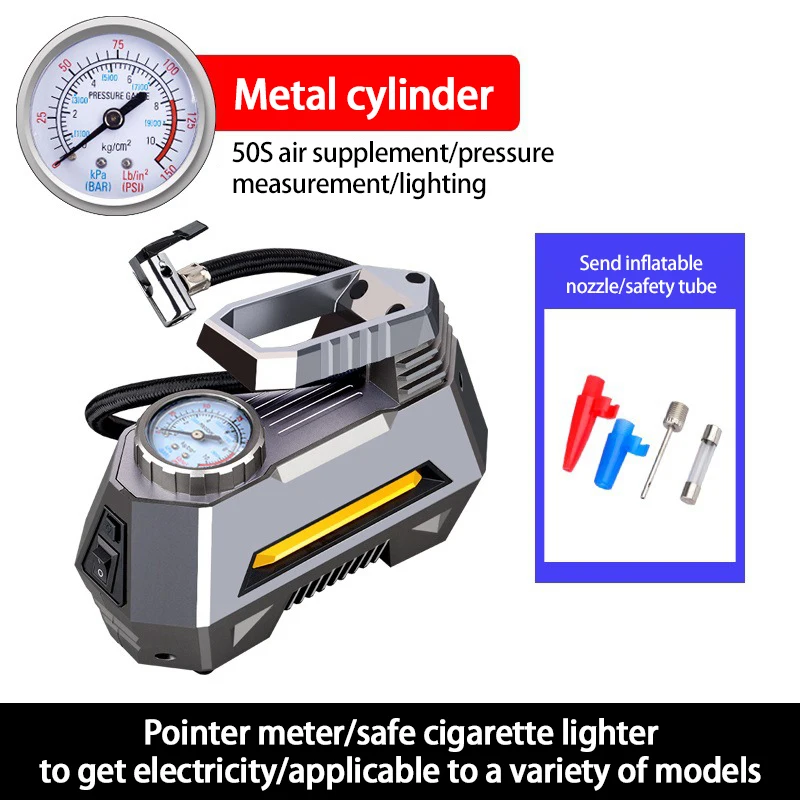 Portable Rechargeable Air Pump 12V Automobile Bicycle Tyre Inflator Pump Electri - $182.37