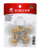 Singer ProSeries Ball Head Quilting Pins in a Flower Case 200ct - £6.38 GBP