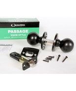 Ultra Passage Door Knob Style Set Oil Rubbed Bronze NEW (No Lock) Complete - $14.99