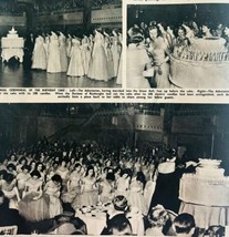 1952 Queen Charlotte Birthday Ball Debutantes UK Sphere Magazine Page DW... - $29.99