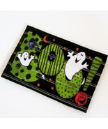 Halloween Door Mat Welcome Dollhouse Raindrop Miniatures green - £2.61 GBP