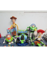 Mixed Toy Story Lot Of 14+ Toys Figures Books Buzz Woody Jessie Potato H... - $148.49