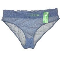 Honeydew Intimates Blue Sheer Bikini Panty Size XL New - $13.55