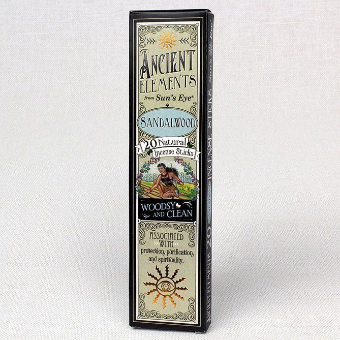 Primary image for Sandalwood, Ancient Elements, 20 Natural Incense Sticks, Sun's Eye