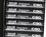 Audio Cassette Tapes  - Box of 10 Maxell Professional Industrial audio C... - $9.90