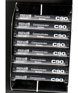 Audio Cassette Tapes  - Box of 10 Maxell Professional Industrial audio C... - €8,43 EUR