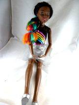 28&quot; My Size Mattel Barbie Rainbow Sparkle African American Doll Articulated arms - £28.48 GBP