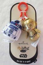 Hallmark Itty Bittys Clippys Star Wars R2-D2 &amp; C-3PO Plush Clippy - £10.26 GBP