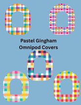 Omnipod Cover Pastel Gingham Theme Style Pack of 5 - $12.99
