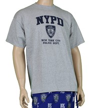 NYPD 9/11 Official Licensed Memorial Short Sleeve T-Shirt Gray NYPD - £14.98 GBP