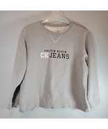 Calvin Klein Jeans Crewneck Sweatshirt Vintage 90s Size Large Gray - $19.99