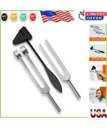 Portable Aluminum Tuning Fork Set with Precision Hammer - Perfect for Cl... - $508.39 MXN